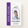 Your Dental Clinic Logo Dentist Employee Photo ID  Badge