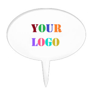 Your Design Branded Business Cake Topper Template