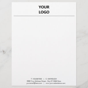 Your Design Branded Business Letterhead Example