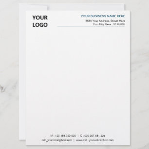 Your Design Branded Business Letterhead Template