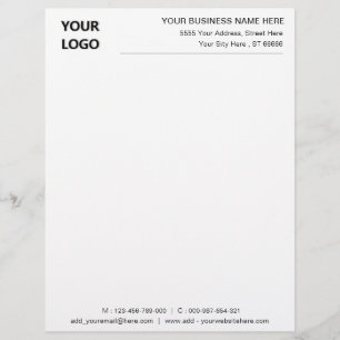 Your Design Branded Stationery Business Letterhead