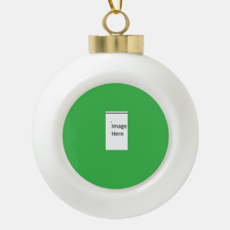Your Design Ceramic Ball Christmas Ornament