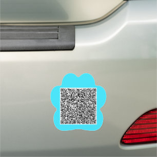 Your Design Funny QR Code Car Magnet Example