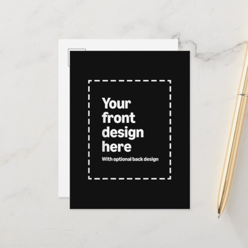 Your Design Here Announcement Postcard