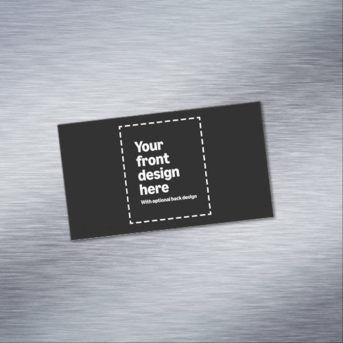 Your Design Here Business Card Magnet
