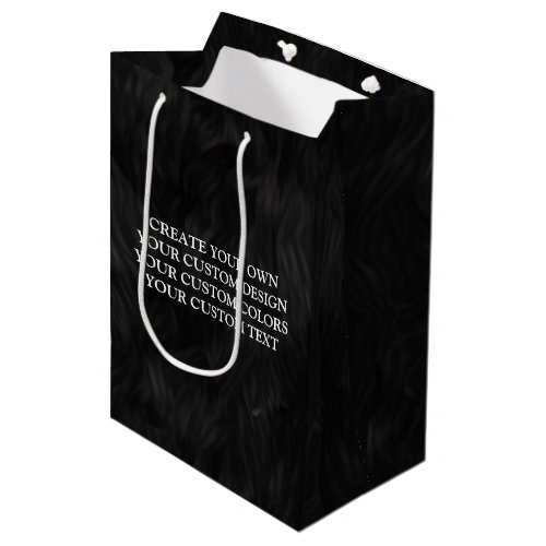 Your Design Here _ Create Your Own Medium Gift Bag