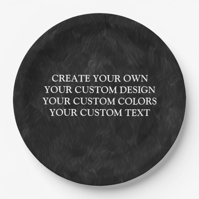 Your Design Here - Create Your Own Paper Plates (Front)