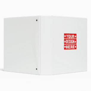 Your Design Here Custom 3 Ring Binder