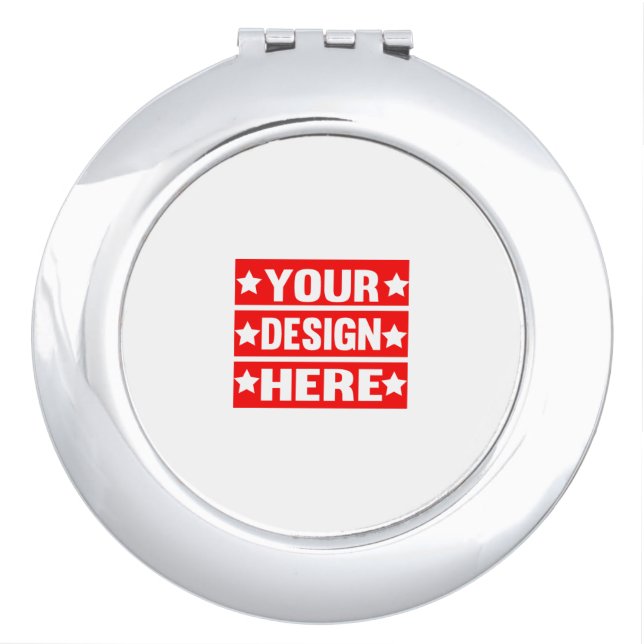 Your Design Here Custom    Compact Mirror (Front)