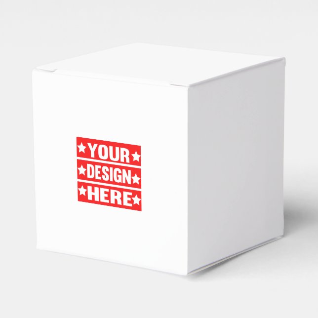 Your Design Here Custom  Favor Boxes (Front Side)