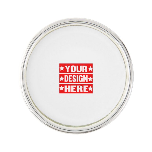 Your Design Here Custom  Lapel Pin (Front)