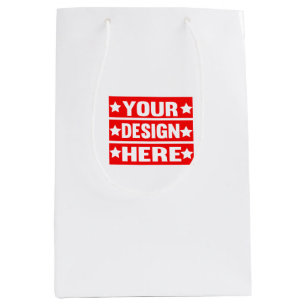 Your Design Here Custom Medium Gift Bag