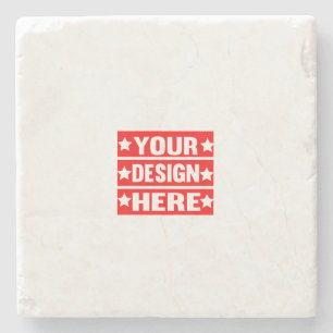 Your Design Here Custom Stone Coaster