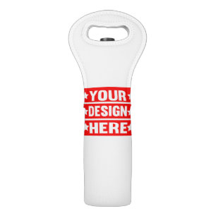 Your Design Here Custom Wine Bag