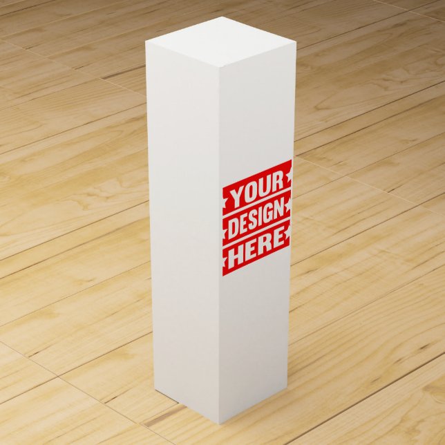 Your Design Here Custom  Wine Box (Front)