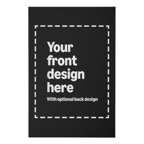 Your Design Here Faux Canvas Print