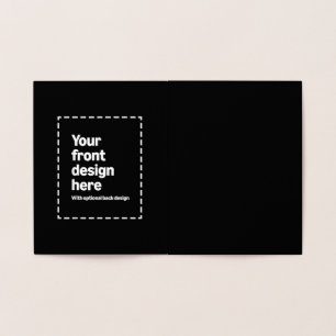 Your Design Here Foil Card