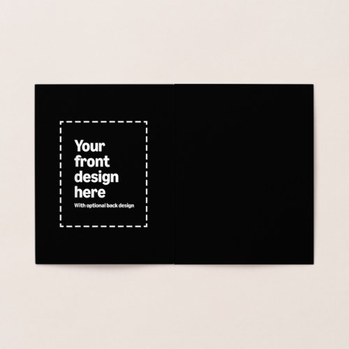 Your Design Here Foil Card