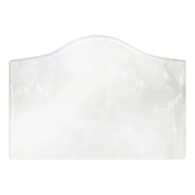 Your Design Here - Personalized Door Sign (Small Crest Front)