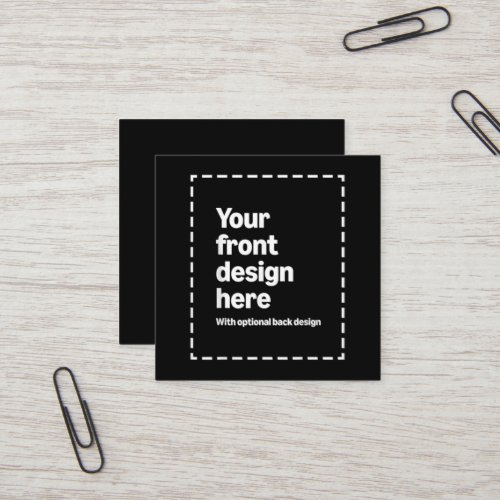 Your Design Here Square Business Card