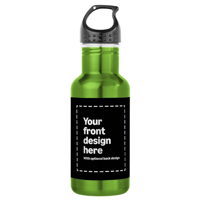 Your Design Here Stainless Steel Water Bottle (Front)