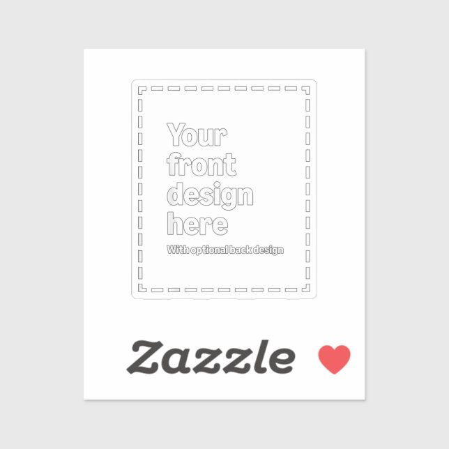 Your Design Here Sticker (Sheet)