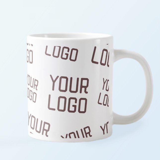 Your Design or Business Logo | Random Placement Giant Coffee Mug (Creator Uploaded)