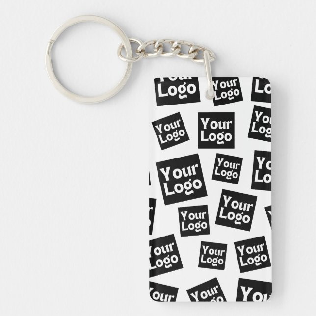 Your Design or Business Logo | Random Placement Keychain (Front)