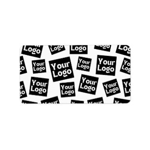 Your Design or Business Logo Random Placement Label