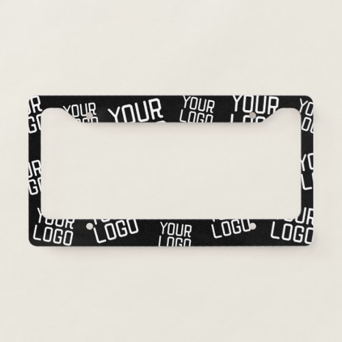 Your Design or Business Logo  Random Placement License Plate Frame