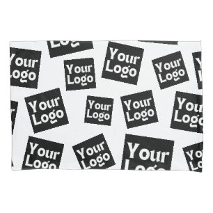 Your Design or Business Logo   Random Placement Pillow Case