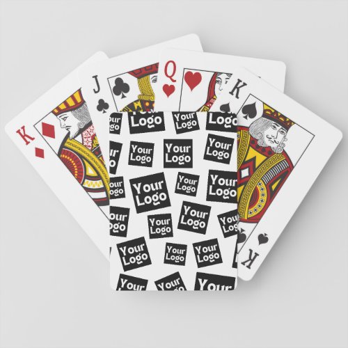 Your Design or Business Logo  Random Placement Poker Cards