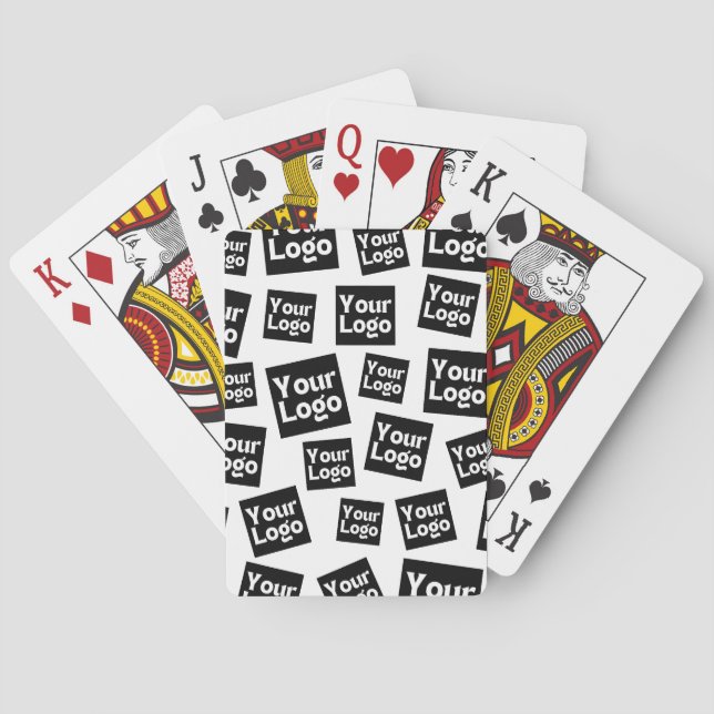 Your Design or Business Logo | Random Placement Poker Cards (Back)