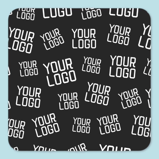 Your Design or Business Logo | Random Placement Square Sticker (Creator Uploaded)