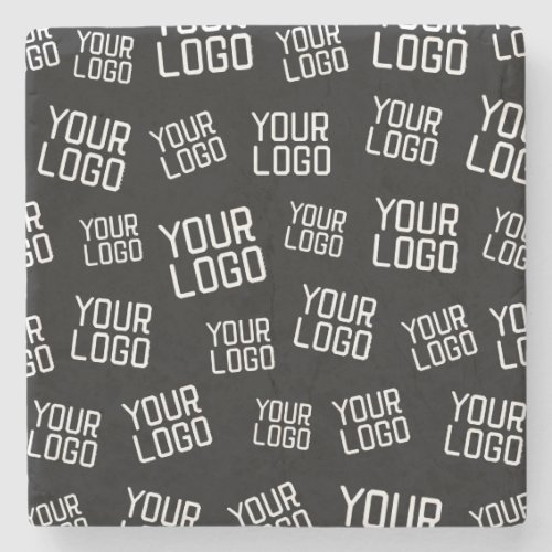 Your Design or Business Logo  Random Placement Stone Coaster
