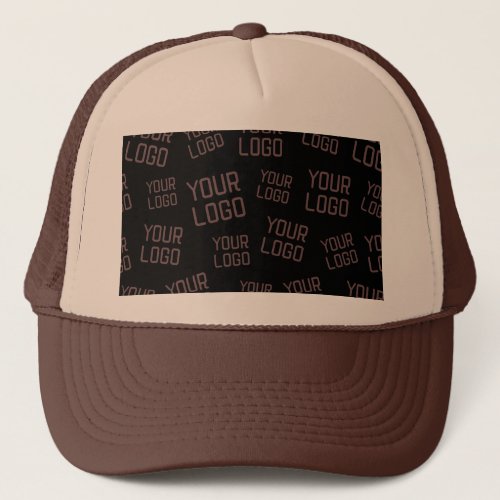 Your Design or Business Logo  Random Placement Trucker Hat