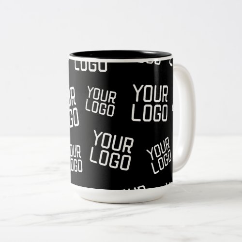 Your Design or Business Logo  Random Placement Two_Tone Coffee Mug