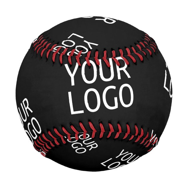 Your Design, Photo or Business Logo Randomly Tiled Baseball (Front)