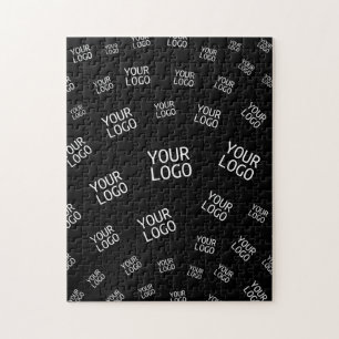 Your Design, Photo or Business Logo Randomly Tiled Jigsaw Puzzle