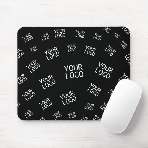 Your Design Photo or Business Logo Randomly Tiled Mouse Pad