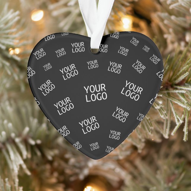 Your Design, Photo or Business Logo Randomly Tiled Ornament (Tree)