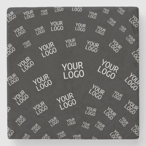Your Design Photo or Business Logo Randomly Tiled Stone Coaster