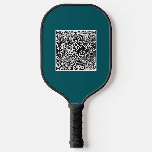 Your Design QR Code Pickleball Paddle Template (Front)