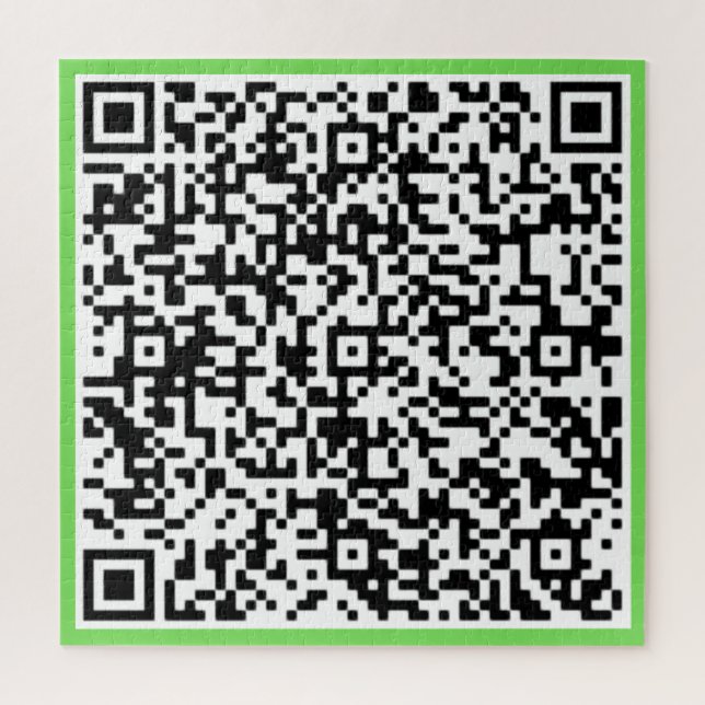 Your Design QR Code Puzzle Surprise Message Gift (Vertical)