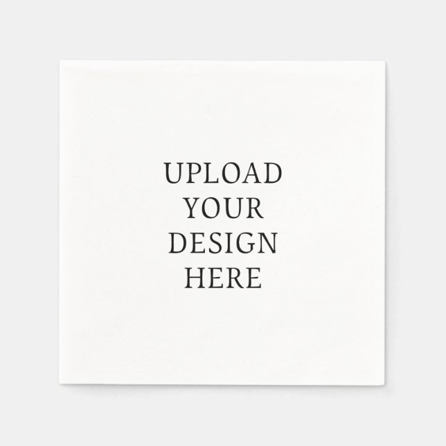 Your Design Upload Custom Event  Napkins (Front)