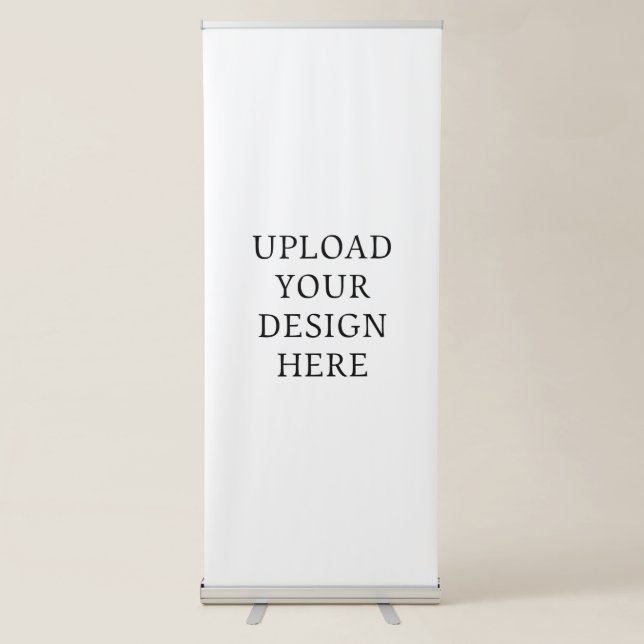 Your Design Upload Custom  Retractable Banner (Front)