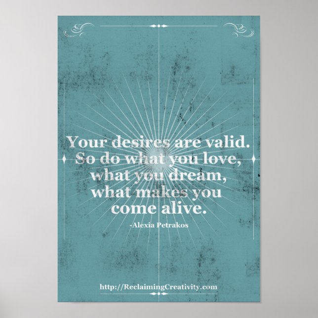 Your desires are valid... poster (Front)