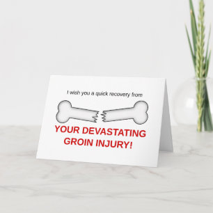 Your Devastating Groin Injury Card