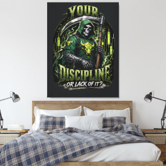 Your Discipline or Lack of It Dark Reaper Canvas Print