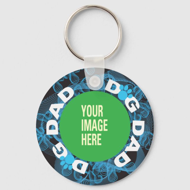YOUR Dog Dad Keychain (Front)